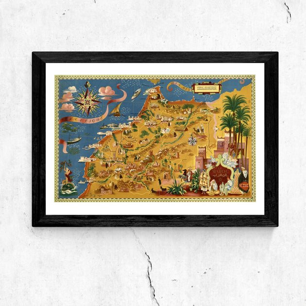 Fine Art Map Prints Art Prints