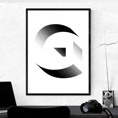 Art prints of typography and letters. Browse our online art prints store or visit our art prints shop in Temple Bar, Dublin.