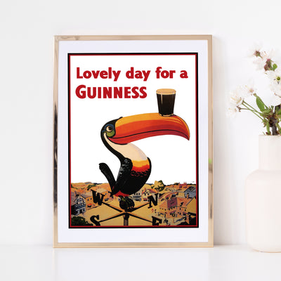 Art print of vintage poster by Guinness. Browse our online art print store or visit our art print shop in Temple Bar, Dublin.