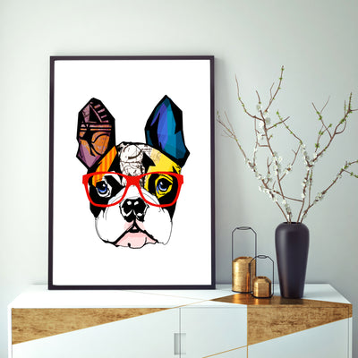 Pug In The Know - Art Print