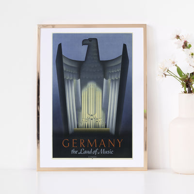 Art print of vintage poster. Browse our online art print store or visit our art print shop in Temple Bar, Dublin.