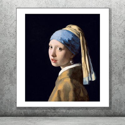 Art print of Girl with a Pearl Earring. Browse more of our art prints online or in our shop in Temple Bar, Dublin.