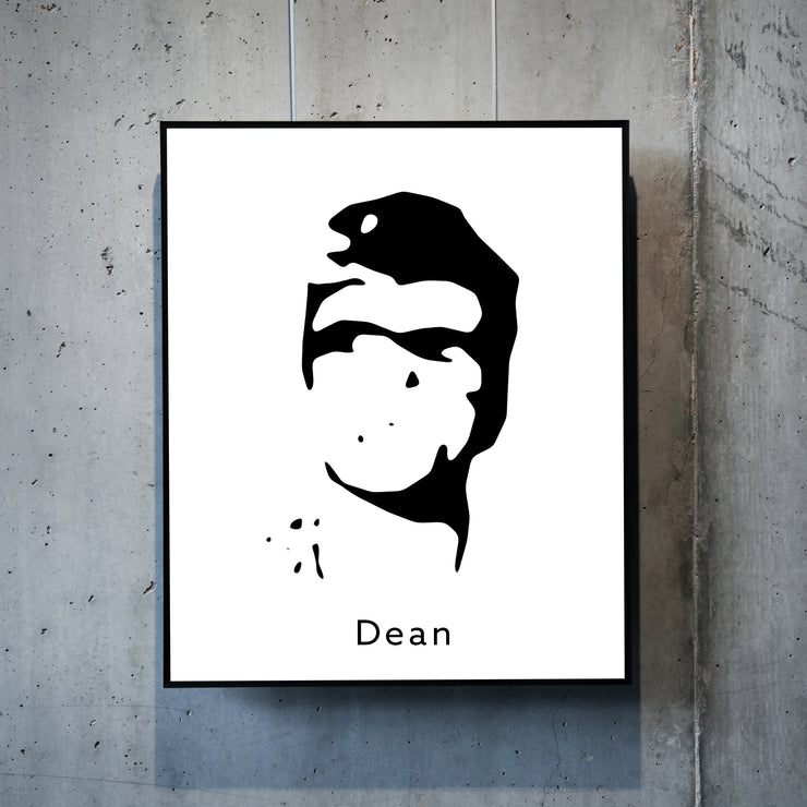 Art print of James Dean. Browse our online art prints store or visit our art prints shop in Temple Bar, Dublin.