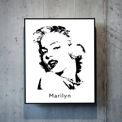 Art print of Marilyn Monroe. Browse our online art prints store or visit our art prints shop in Temple Bar, Dublin.