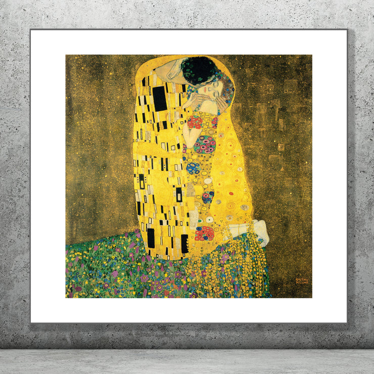 Art Print of The Kiss, Gustav Klimt.