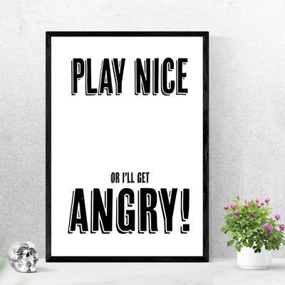 Art prints of catchy words and phrases. Browse our online art prints store or visit our art prints shop in Temple Bar, Dublin.